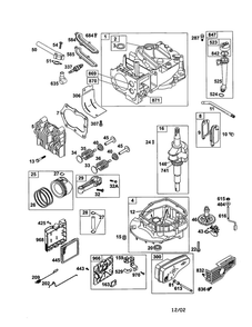Part Location Diagram of 498478 Briggs and Stratton Jet-main